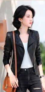 #101 CASACA DE CUERO /CHAQUETA JACKET BIKER SKIN 2025 WOMAN - Image 12