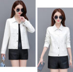 #109 CASACA DE CUERO /CHAQUETA JACKET BASIC BOLSILLO GRANDE - Image 11