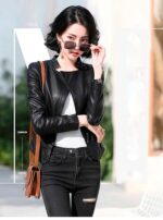 #101 CASACA DE CUERO /CHAQUETA JACKET BIKER SKIN 2025 WOMAN - Image 13