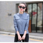#91 CASACA DE CUERO /CHAQUETA JACKET CLASICA WOMAN 2024 - Image 10