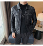 #139 CASACA DE CUERO /CHAQUETA JACKET CLASIC MORDENO FOR MEN 2024 - Image 16