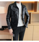 #140 CASACA DE CUERO /CHAQUETA JACKET CLASIC MEN 2025 - Image 14