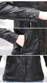 #91 CASACA DE CUERO /CHAQUETA JACKET CLASICA WOMAN 2024 - Image 17