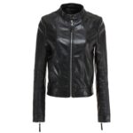 #110 CASACA DE CUERO /CHAQUETA JACKET BASIC SEWING BRAZO - Image 6