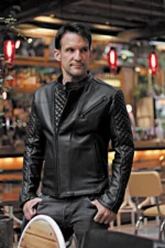 #122 CASACA DE CUERO /CHAQUETA JACKET ACOLCHADO COCOS 2024 - Image 4