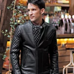 #122 CASACA DE CUERO /CHAQUETA JACKET ACOLCHADO COCOS 2024