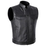 #02 CHALECO DE CUERO PARA HOMBRE / BIKER 2024