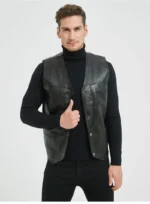 #03 CHALECO DE CUERO HOMBRE ESTILO 2024 - Image 7