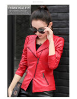 #77 CASACA DE CUERO /CHAQUETA JACKET BIKER 2024 - Image 11