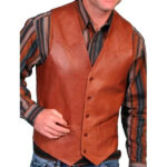#04 CHALECO DE CUERO HOMBRE